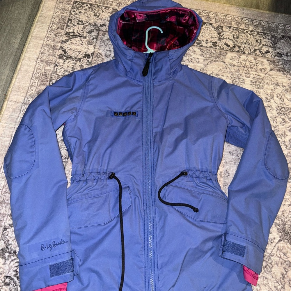 Burton Women's Blue and Pink Ski Jacket